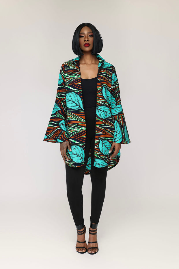 Ada African Print Shirt Dress Pre-order