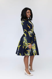 Akanbi African Print Jacket Dress