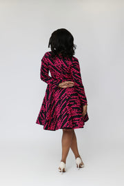 Olumide Women's African Print Jacket Dress