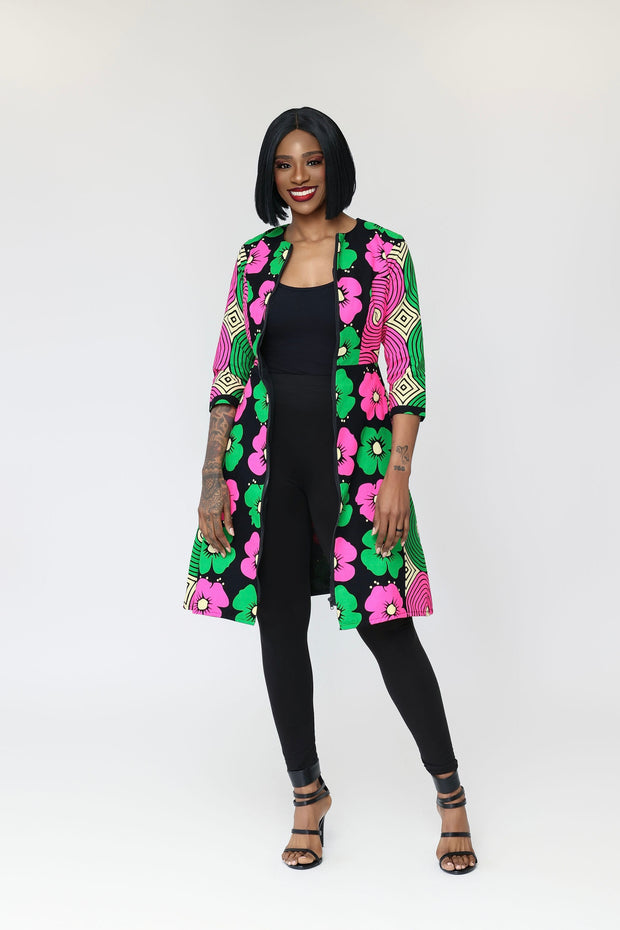 Imade African Print Jacket Dress Pre-order