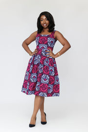 Idera African Print Dress Pre-order