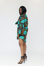 Ada African Print Shirt Dress Pre-order