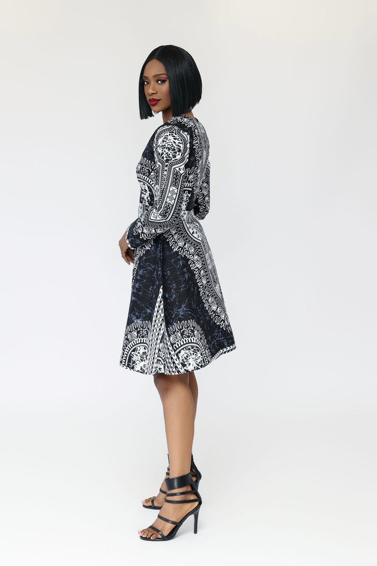 Lisabi African Print Jacket Dress