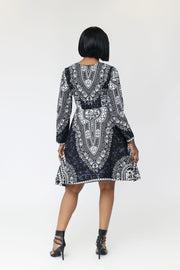 Lisabi African Print Jacket Dress