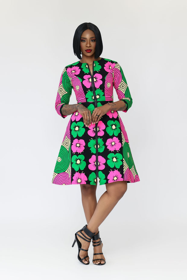 Imade African Print Jacket Dress Pre-order