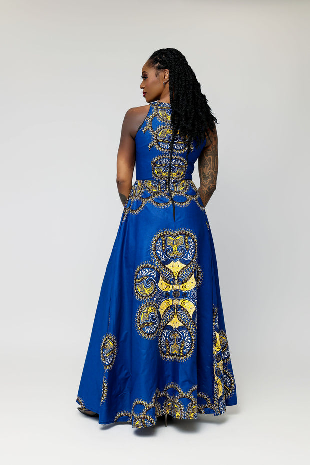 Remi African Print Dress