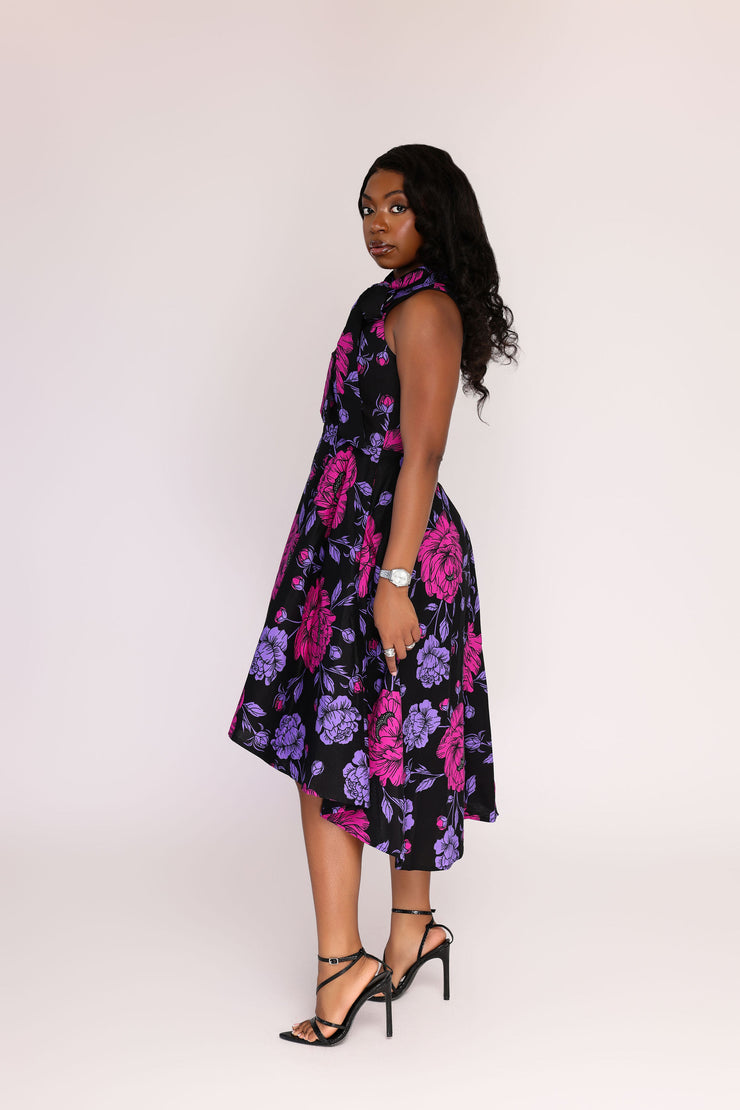 Tola African Print Dress