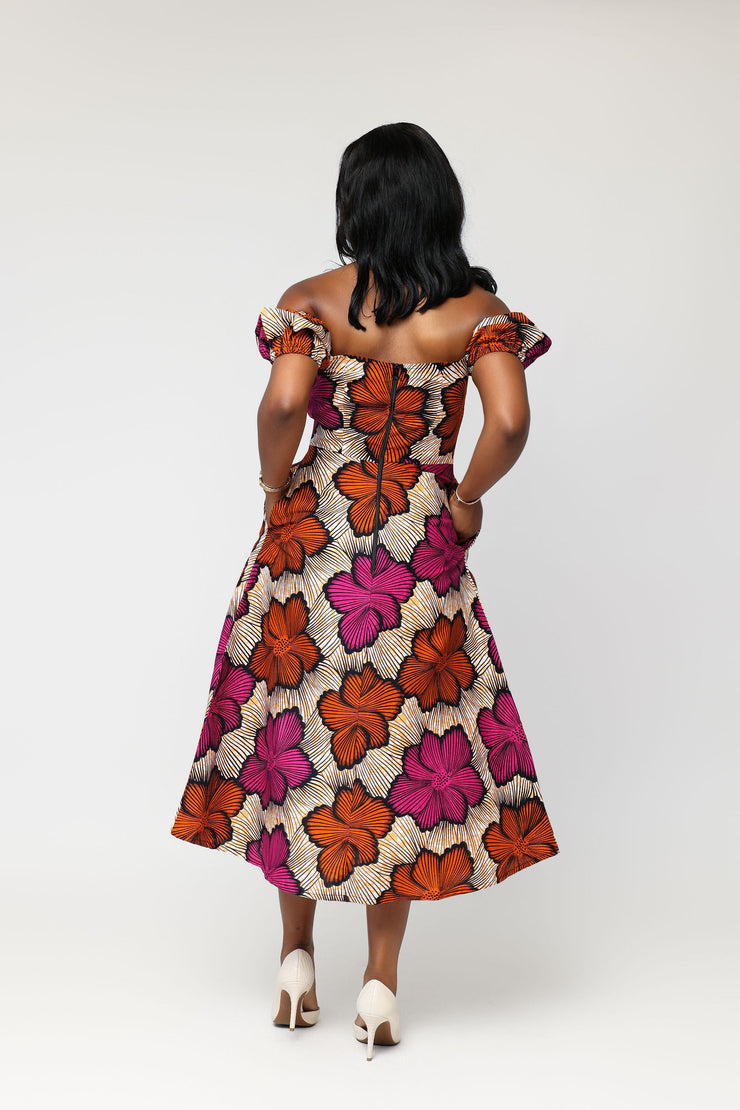 Vuli African Print Dress