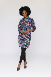 Ibukun African Print Shirt Dress