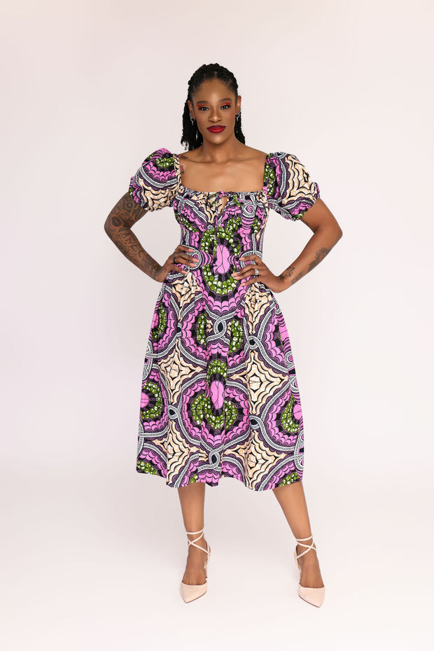 Dee African Print Dress