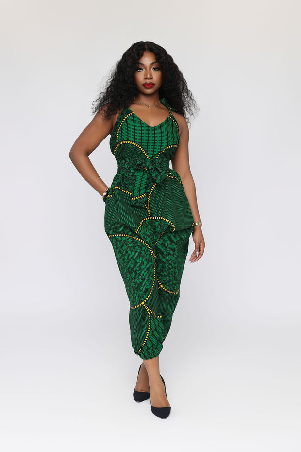 Bamiloye African Print Harem Jumpsuit