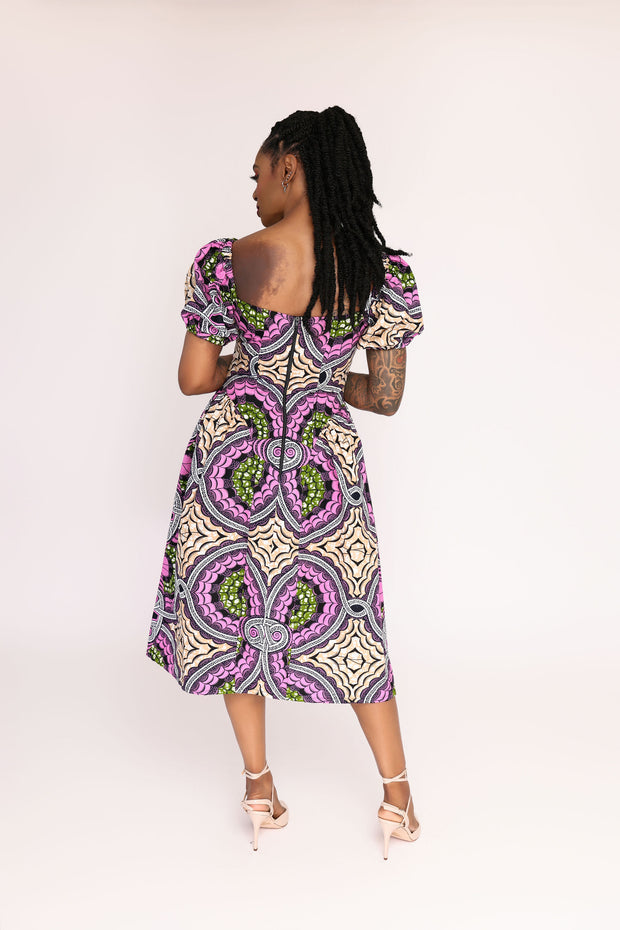 Dee African Print Dress