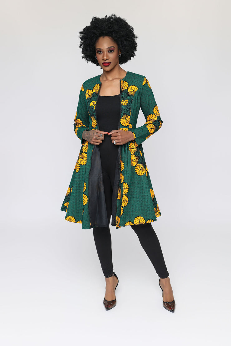 Tolani African Print Jacket Dress