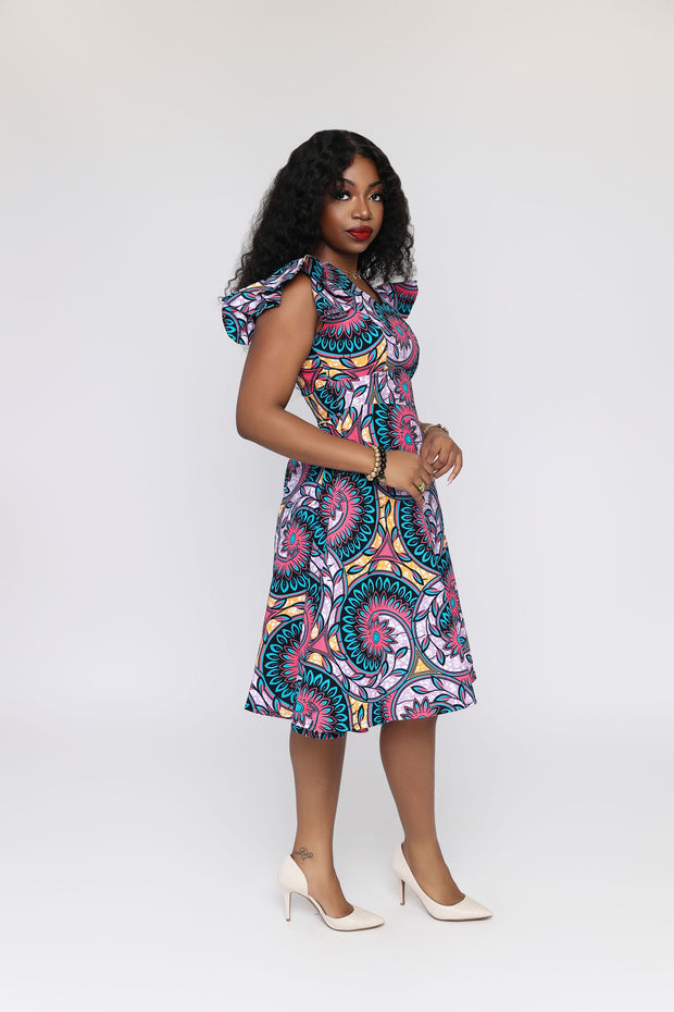 Ajibade African Print Dress