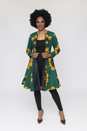 Tolani African Print Jacket Dress