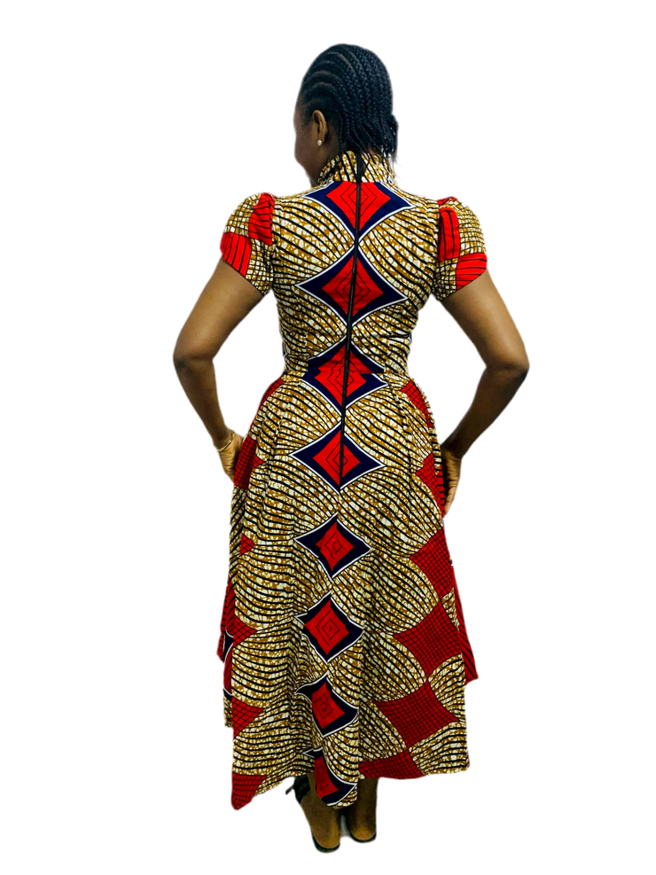 Kani African Print Dress