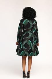 Eni African Print Jacket Dress