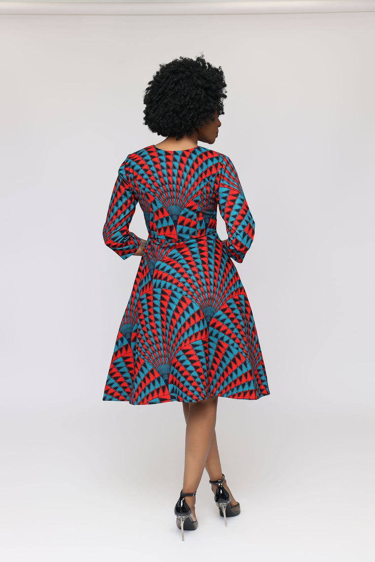 Dozie African Print Jacket Dress