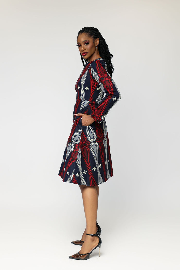 Atupa African Print Jacket Dress