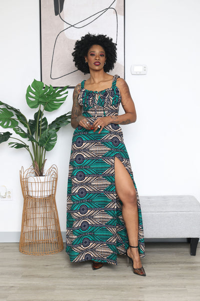 Tito African Print Dress