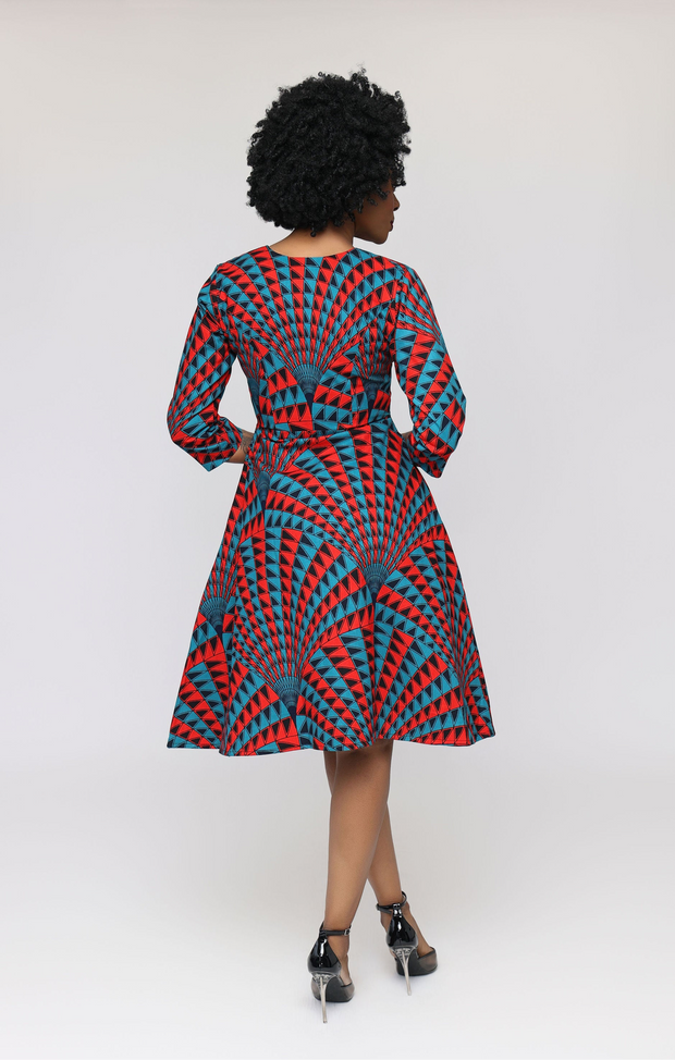 Dozie African Print Jacket Dress