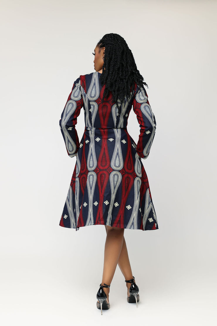 African print coat dresses hotsell