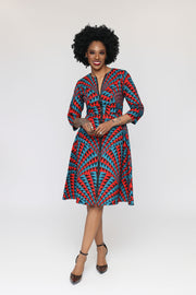 Dozie African Print Jacket Dress