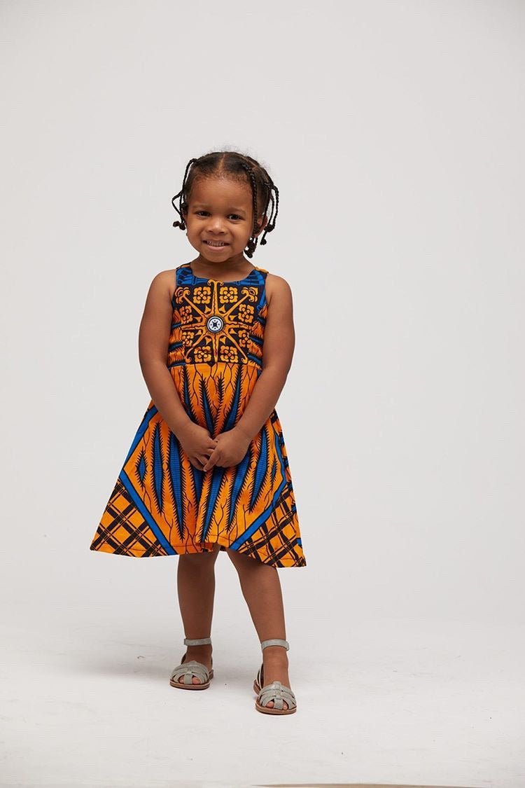 African print baby dress hotsell